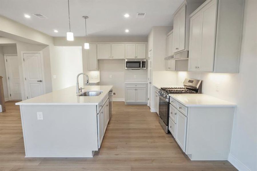 Furnished interior view inside a new home in Canterbrook Farms 2-Story, Fountain Inn (Image 5).