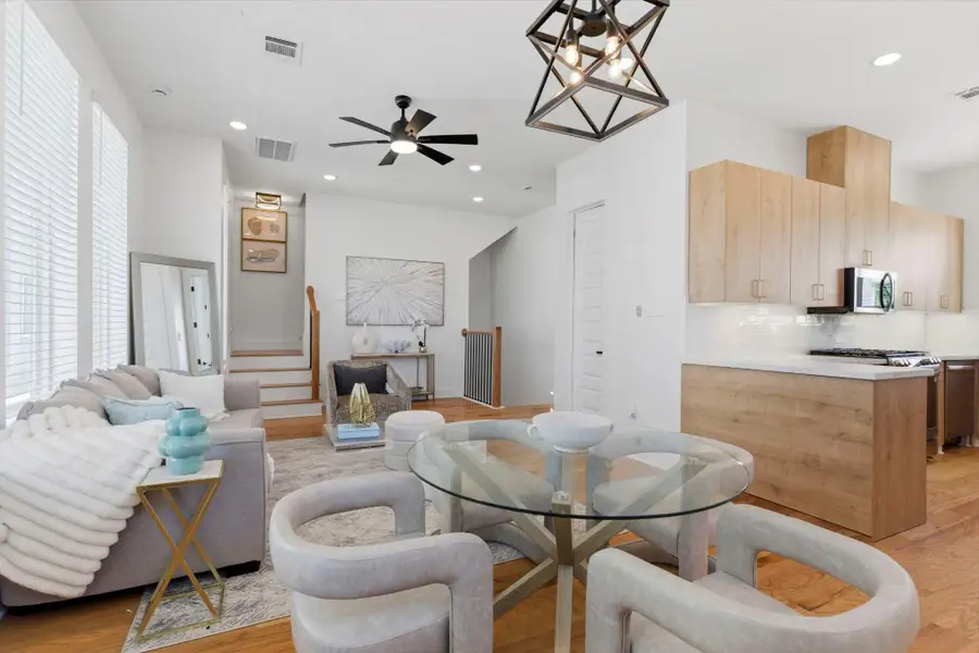 Furnished interior view inside a new home in , Houston (Image 6).