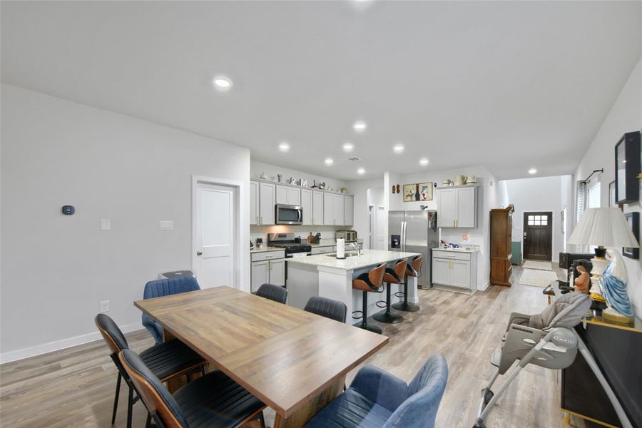 Furnished interior view inside a new home in Paloma at Sanford Farms, Waller (Image 14).