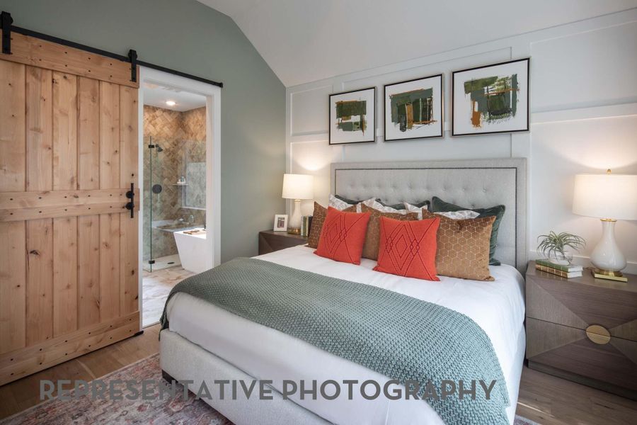 Furnished interior view inside a new home in Midline, Webster (Image 17).
