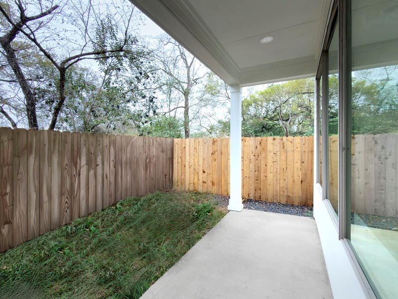 Exterior details and patio area of a home in , Houston (Image 3). Exterior details and patio area of a home in , Houston (Image 3).