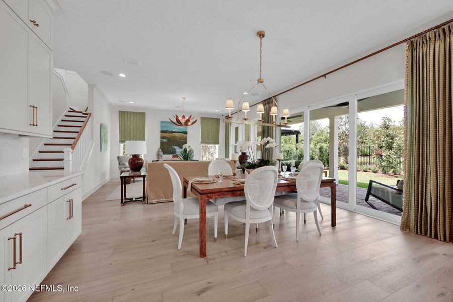Furnished interior view inside a new home in Mariposa at EverRange 40' Series, Jacksonville (Image 52).