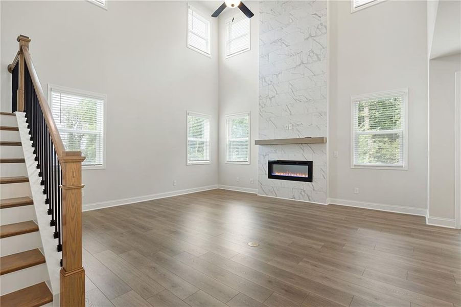 Spacious, unfurnished interior of a new home in Hillside Manor, Powder Springs (Image 54). Spacious, unfurnished interior of a new home in Hillside Manor, Powder Springs (Image 54).
