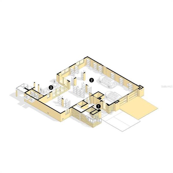 2D floor plan layout of this home in , St. Petersburg, FL (Image 1). 2D floor plan layout of this home in , St. Petersburg, FL (Image 1).