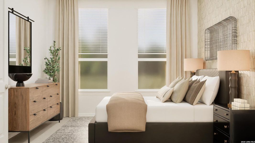 Furnished interior view inside a new home in Brookmill, San Antonio (Image 32). Furnished interior view inside a new home in Brookmill, San Antonio (Image 32).