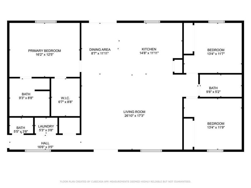 2D floor plan layout of this home in , Carrollton, GA (Image 3).
