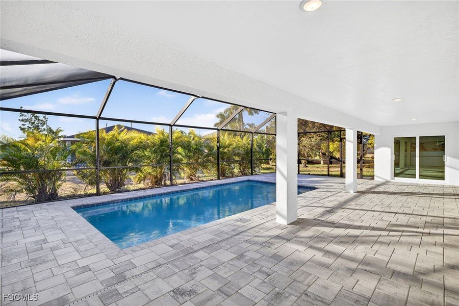 Exterior details and patio area of a home in Cape Coral, Cape Coral (Image 23).