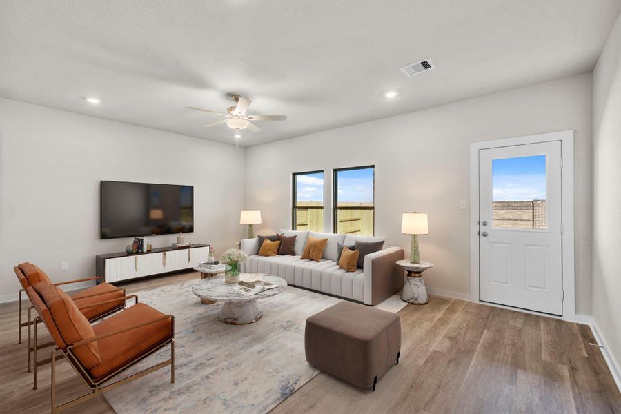 Furnished interior view inside a new home in Cypress Green, Hockley (Image 12).