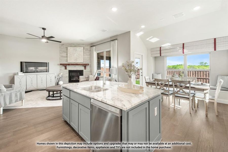 Furnished interior view inside a new home in Hampton Park, Glenn Heights (Image 17).