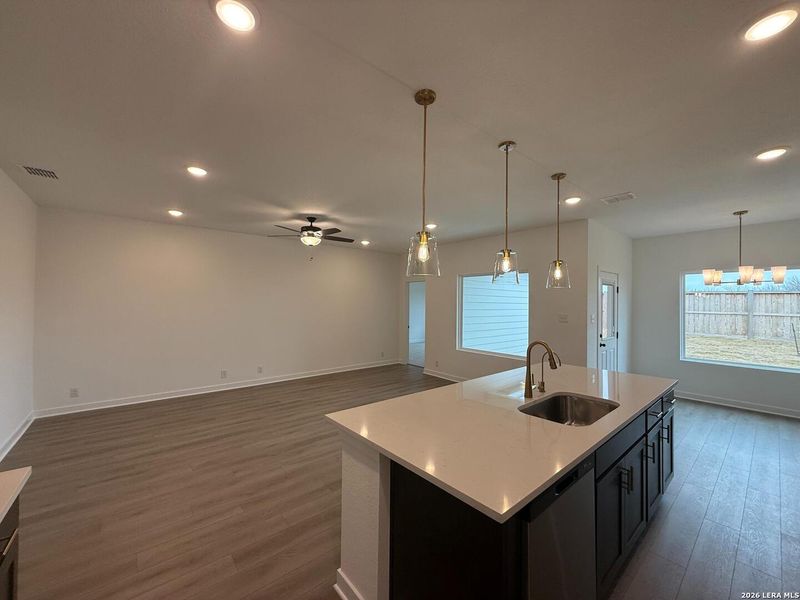 Furnished interior view inside a new home in The Wilder, Adkins (Image 11).