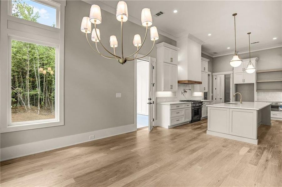 Furnished interior view inside a new home in , Newnan (Image 54).