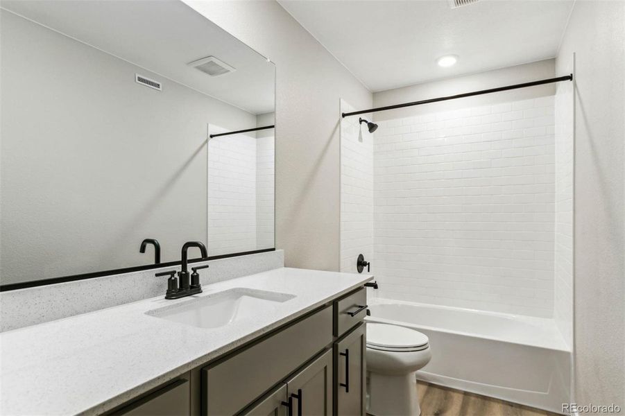 Furnished interior view inside a new home in Second Creek Farm, Commerce City (Image 7).