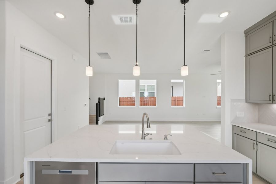 Furnished interior view inside a new home in Foxfield, Austin (Image 9).