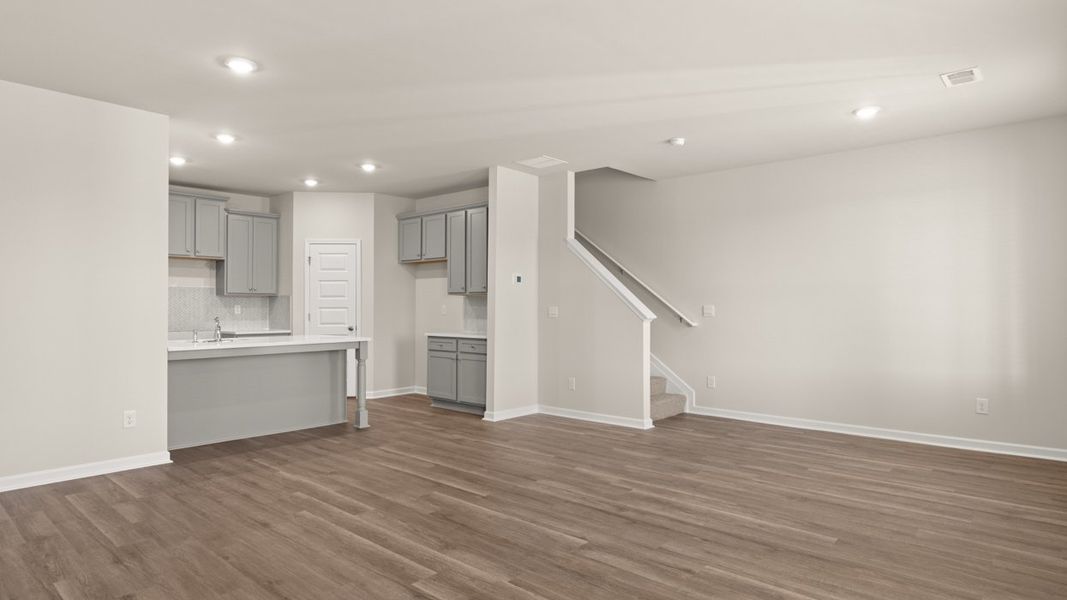 Spacious, unfurnished interior of a new home in Brookland Commons, Monroe (Image 16).