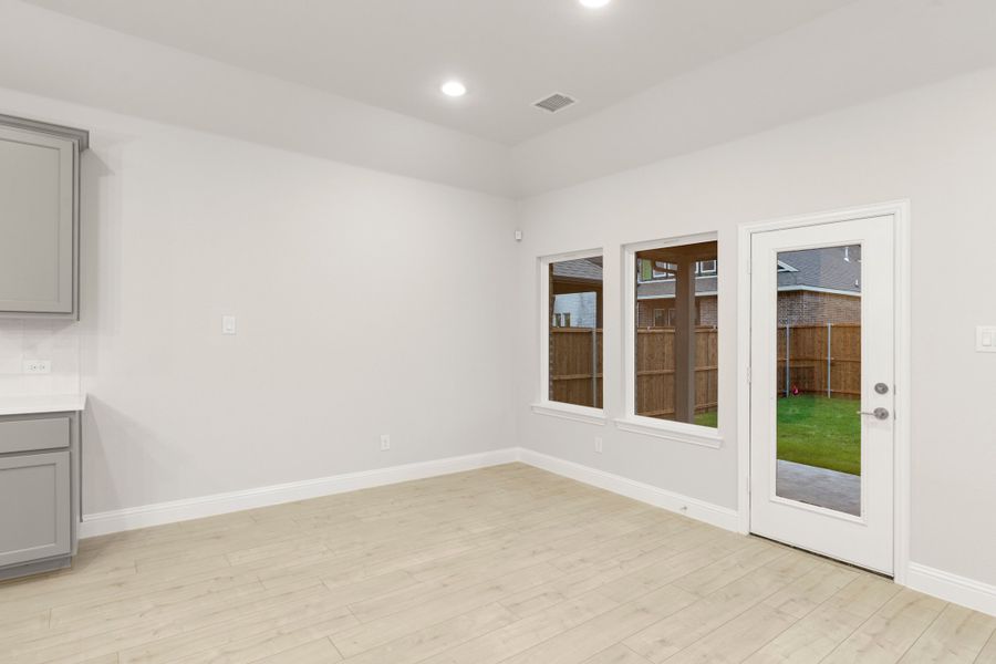Representative unfurnished interior of a home built from the Glory by Rockwell Homes in Creekside, Royse City (Image 48). Representative unfurnished interior of a home built from the Glory by Rockwell Homes in Creekside, Royse City (Image 48).