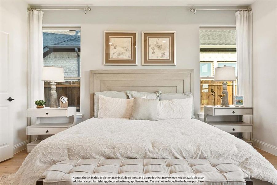 Furnished interior view inside a new home in Sunrise at Garden Valley, Waxahachie (Image 17).