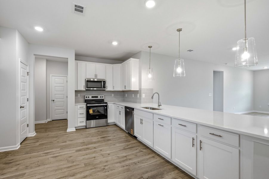 Furnished interior view inside a new home in Ambridge, Conway (Image 5).