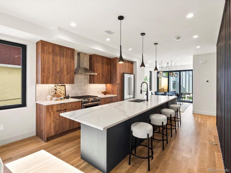 Furnished interior view inside a new home in , Denver (Image 8).