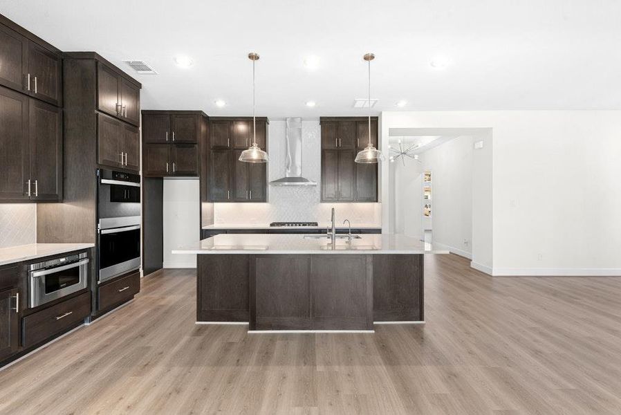 Furnished interior view inside a new home in Santa Rita Ranch, Liberty Hill (Image 11).