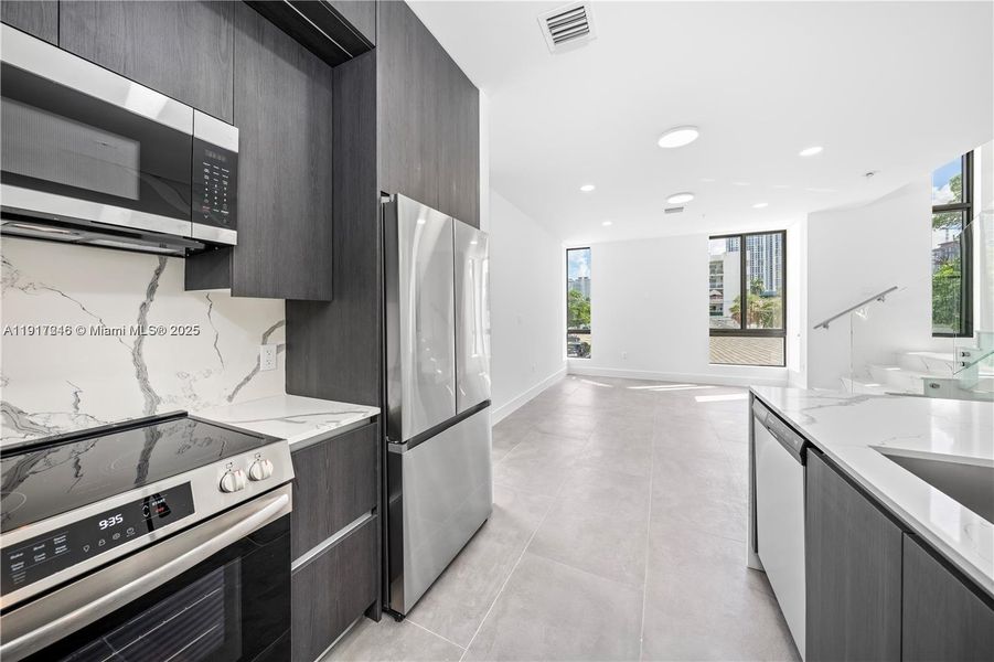 Furnished interior view inside a new home in , Miami (Image 4).