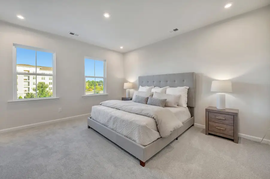 Representative furnished interior of a home built from the Nola by Tri Pointe Homes in Twinleaf Townes, Chapel Hill (Image 10).