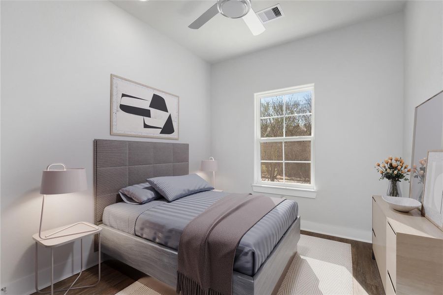 Furnished interior view inside a new home in , Houston (Image 17).