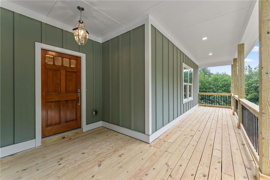 Exterior details and patio area of a home in , Baldwin (Image 33).