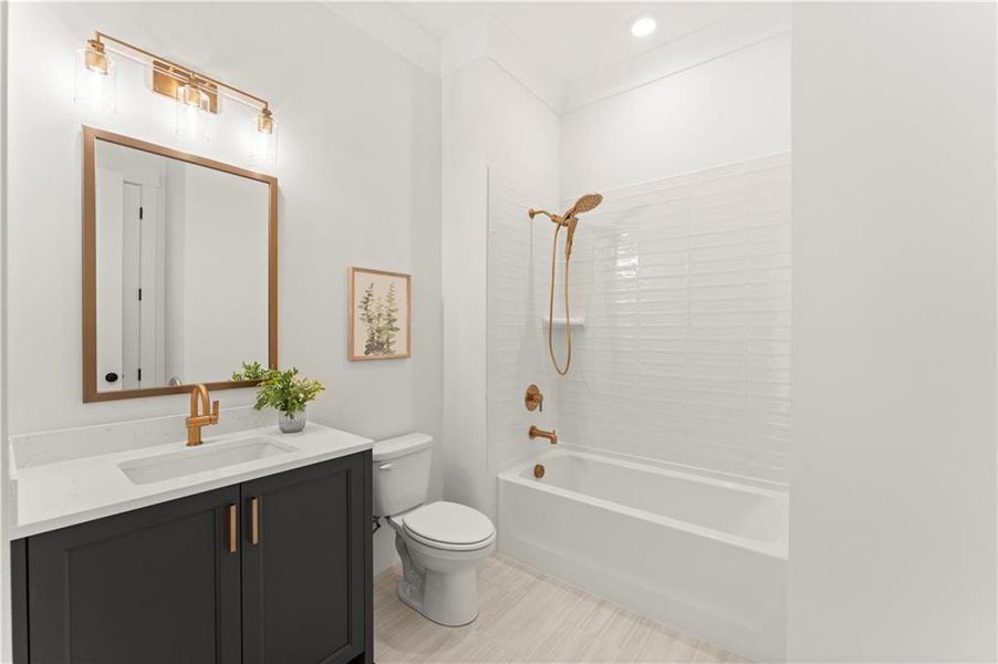 Furnished interior view inside a new home in , Acworth (Image 11).