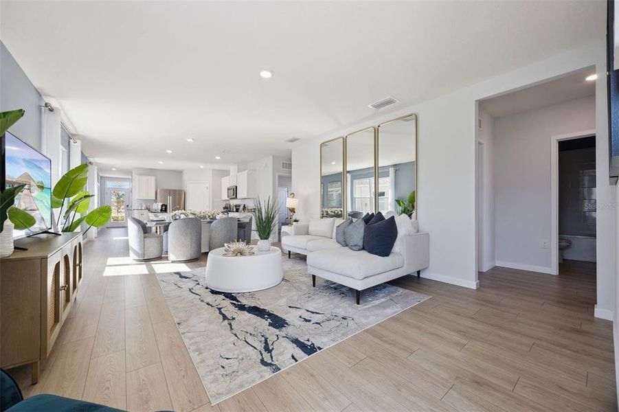 Furnished interior view inside a new home in , Kissimmee (Image 11).