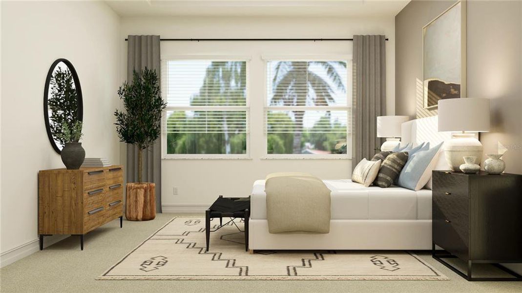 Furnished interior view inside a new home in Two Rivers: The Executives, Zephyrhills (Image 10).