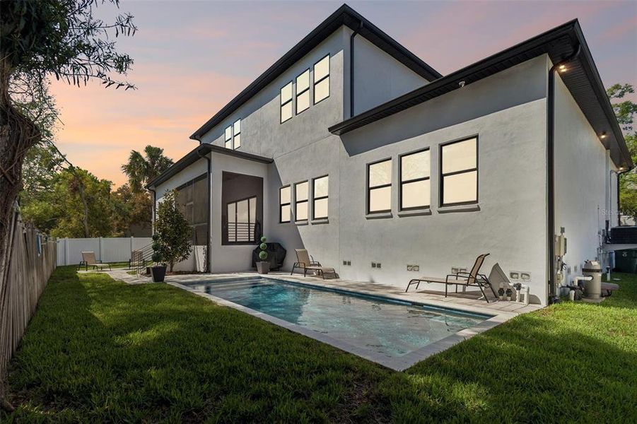 Exterior details and patio area of a home in , Tampa (Image 25). Exterior details and patio area of a home in , Tampa (Image 25).