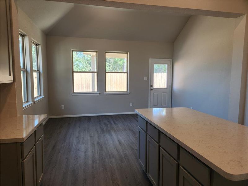 Sun-lit dining area