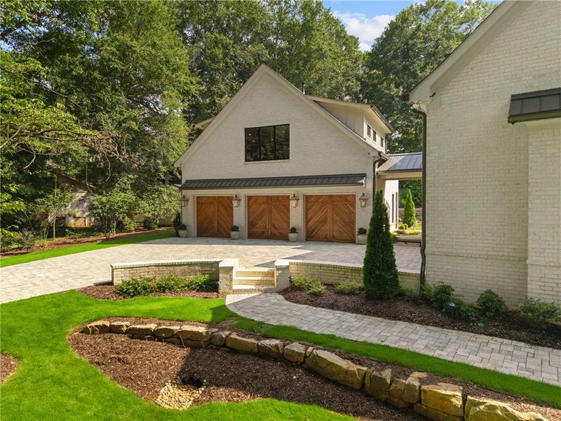 Front exterior of a new home in , Alpharetta, GA, highlighting curb appeal (Image 25).