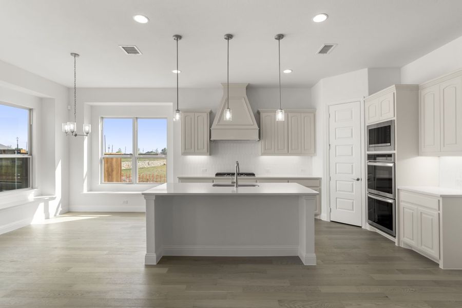 Representative furnished interior of a home built from the Del Rio by Windsor Homes in Anna Town Square, Anna (Image 6).