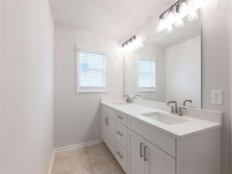 Furnished interior view inside a new home in , Buford (Image 37).