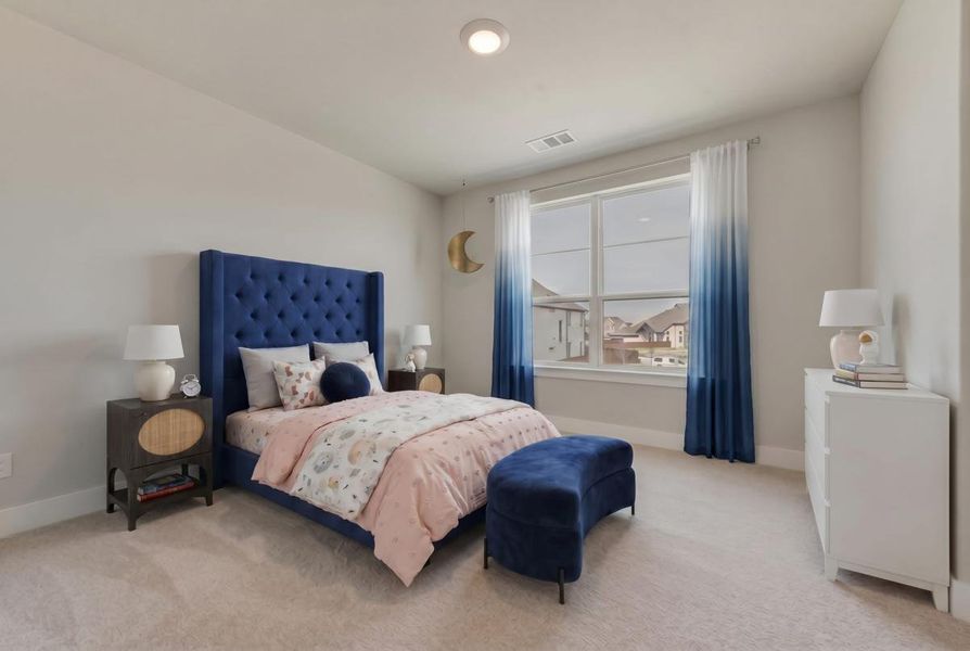 Furnished interior view inside a new home in Edgewater, Fate (Image 17).