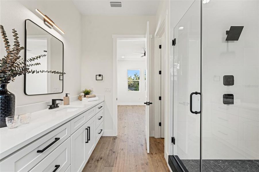 Furnished interior view inside a new home in , Tampa (Image 40). Furnished interior view inside a new home in , Tampa (Image 40).