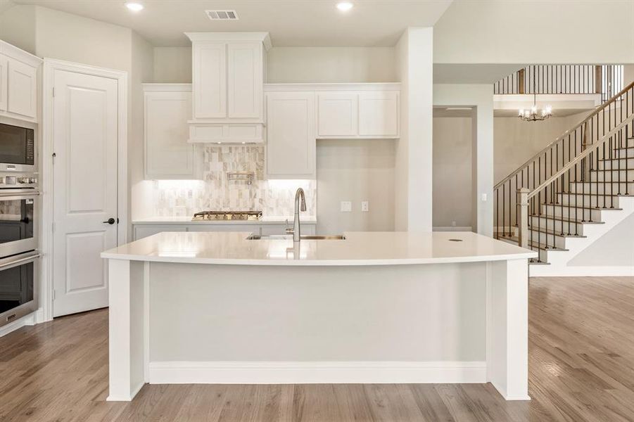 Furnished interior view inside a new home in Rockwood 90, Mansfield (Image 4). Furnished interior view inside a new home in Rockwood 90, Mansfield (Image 4).