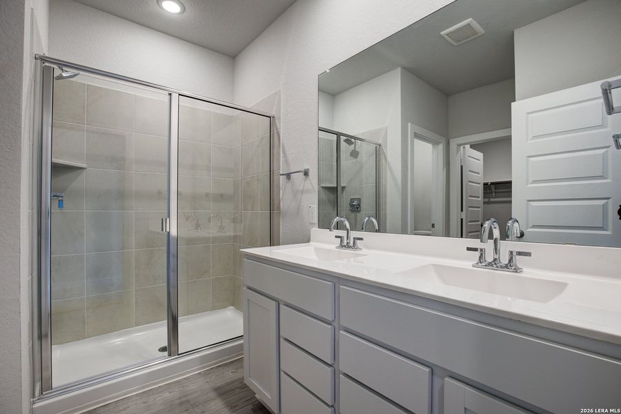 Furnished interior view inside a new home in Applewhite Meadows, San Antonio (Image 9). Furnished interior view inside a new home in Applewhite Meadows, San Antonio (Image 9).