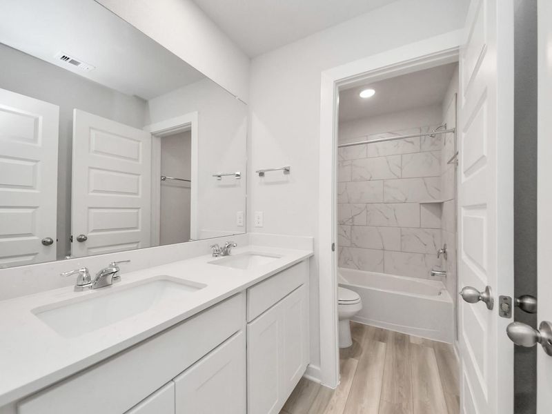 Furnished interior view inside a new home in Liberty Estates, Cleveland (Image 16).