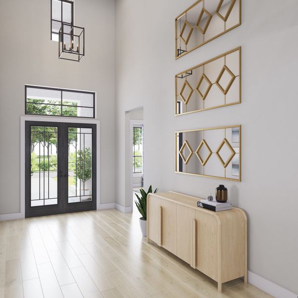 Representative furnished interior of a home built from the Veneto by Tri Pointe Homes in Legacy Grove, Montgomery (Image 3).