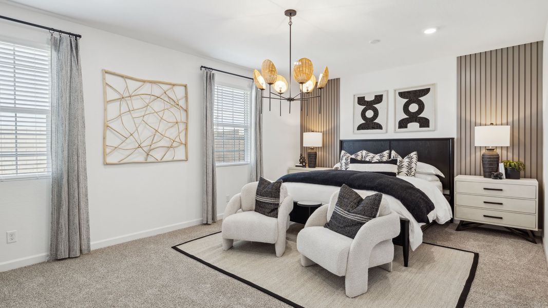 Furnished interior view inside a new home in Remington, Buckeye (Image 16).