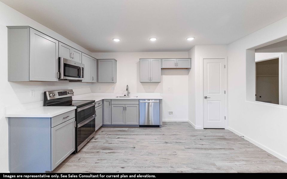 Representative furnished interior of a home built from the Chocktaw by CastleRock Communities in Hayden Estates, Buckeye (Image 4).