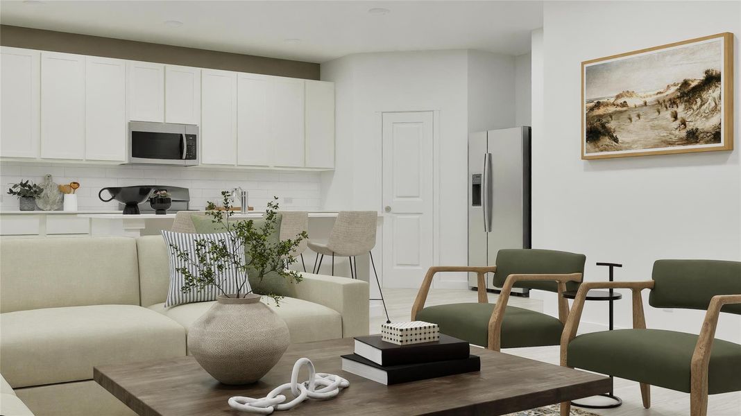 Furnished interior view inside a new home in Pleasant Hill, Bryan (Image 5).