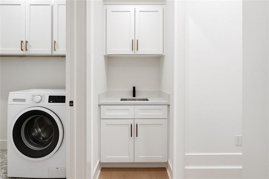 Furnished interior view inside a new home in , Cumming (Image 41).