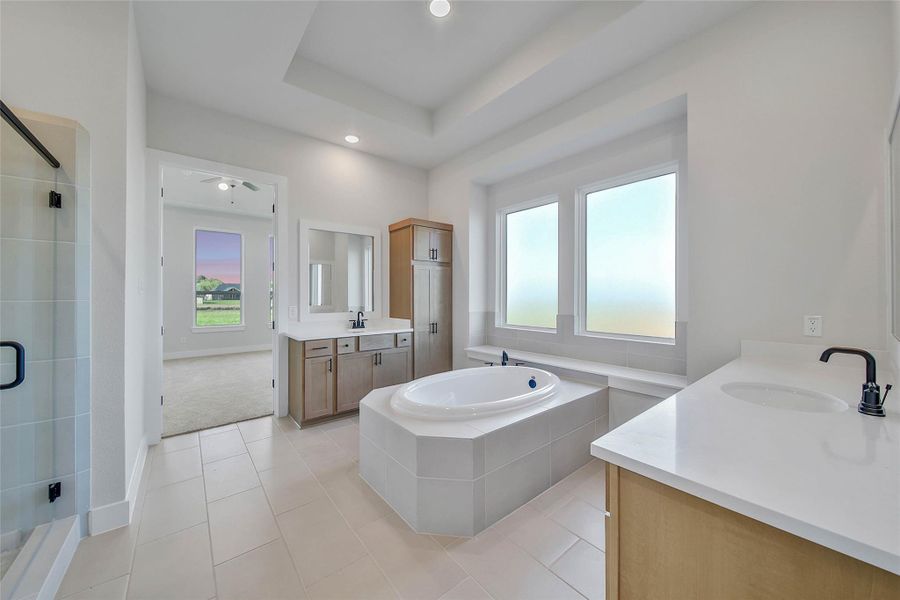 Furnished interior view inside a new home in Magnolia Bend, Rosharon (Image 19).