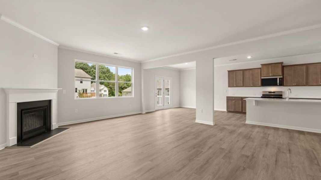 Spacious, unfurnished interior of a new home in Liberty Crossing, Braselton (Image 36).