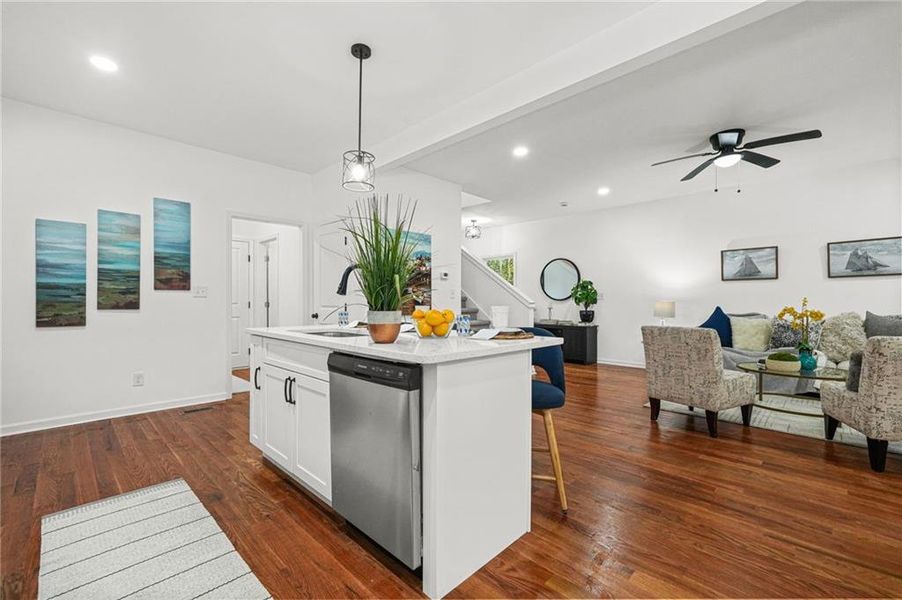 Furnished interior view inside a new home in , Gainesville (Image 11).