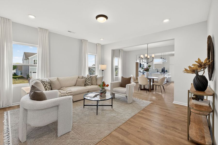 Furnished interior view inside a new home in Edgewater - Cottage Greens, Lancaster (Image 10).
