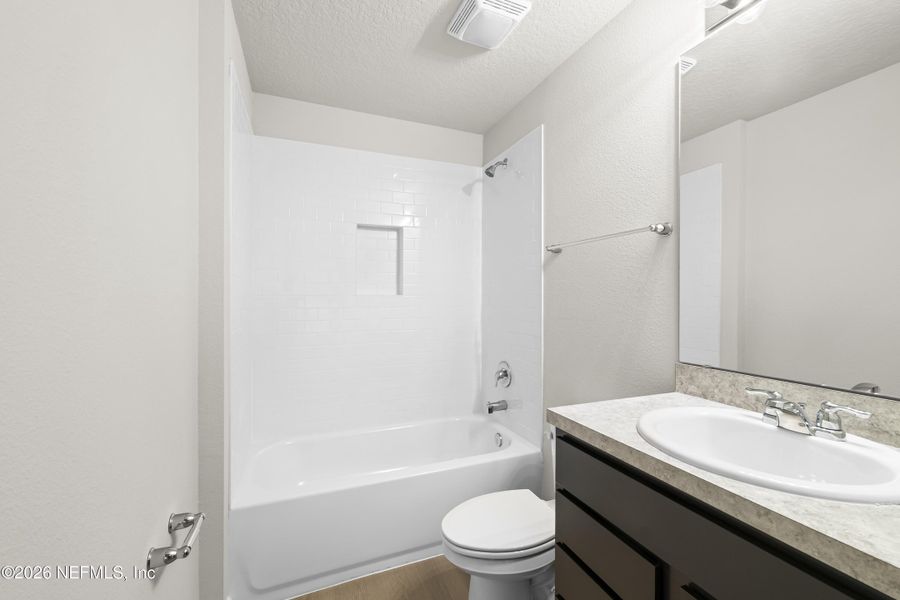 Furnished interior view inside a new home in , Jacksonville (Image 8). Furnished interior view inside a new home in , Jacksonville (Image 8).